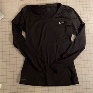 Black Nike Pro Long Sleeve Shirt